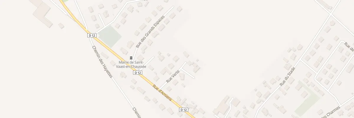 Plan du 7 Rue Verte à Saint-Vaast-en-Chaussée