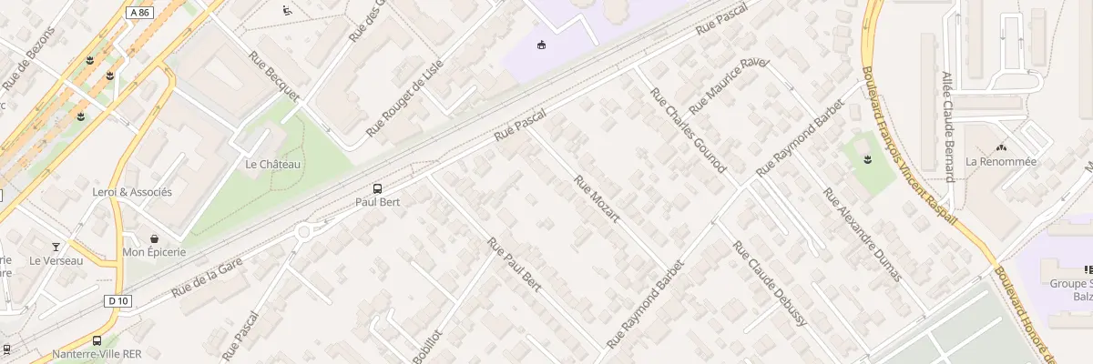 Plan du 31 Rue Mozart à Nanterre