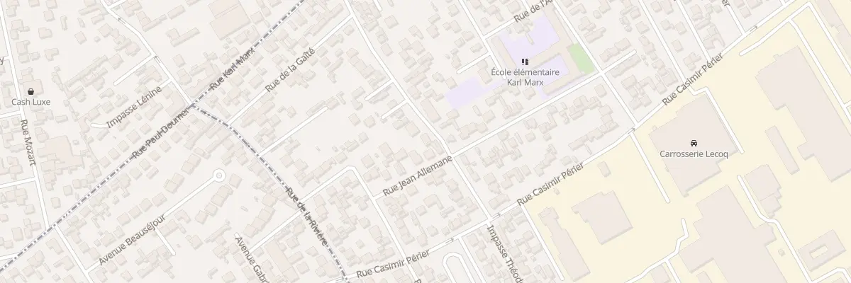 Plan du 3 Rue Roger Martin à Bezons