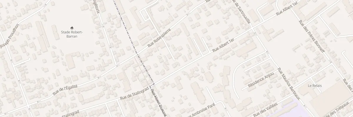Plan du 74 Rue Albert 1er à Bezons