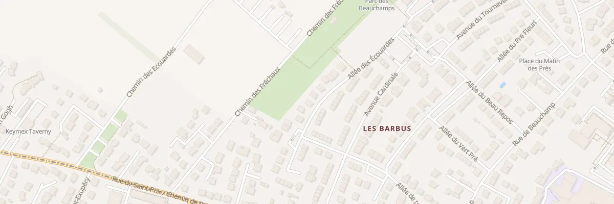 Plan du 15 All des Ecouardes à Taverny