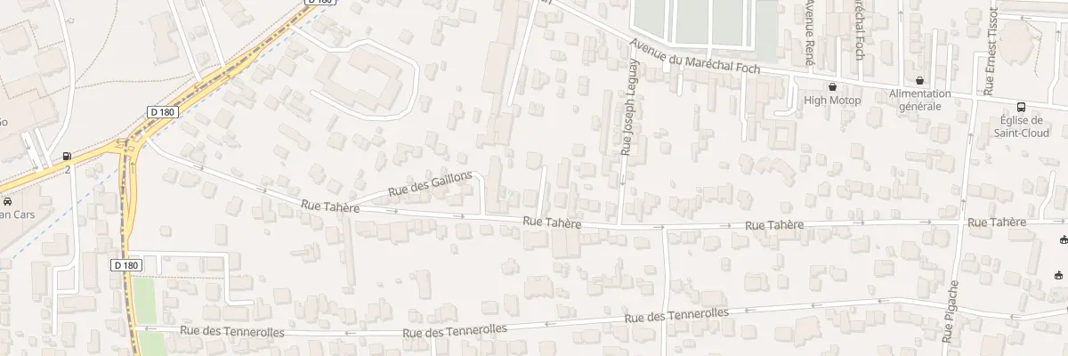 Plan du 132B Rue Tahere à Saint-Cloud