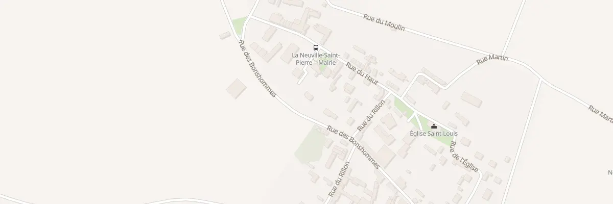 Plan du 20 Rue des Bonshommes à La Neuville-Saint-Pierre