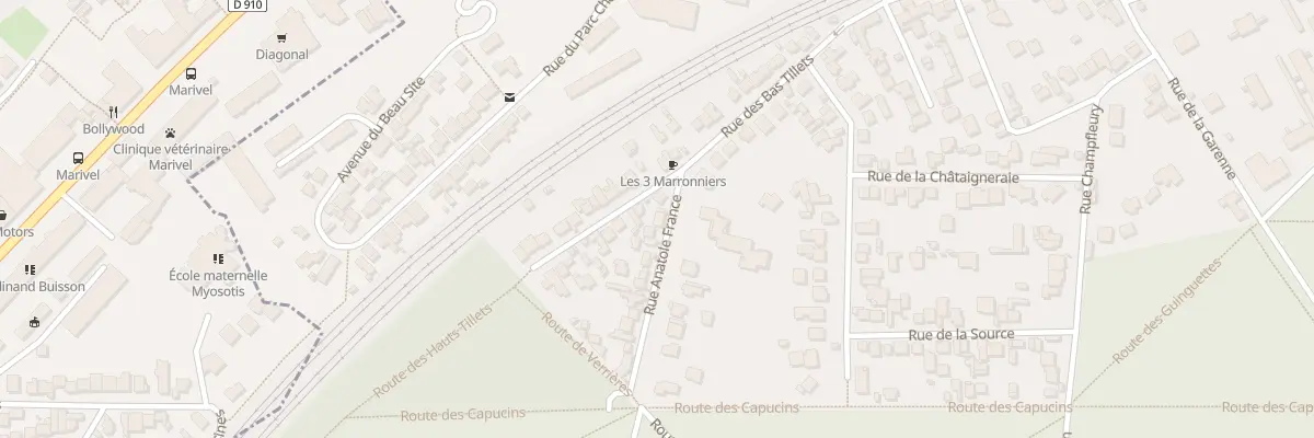 Plan du 4 Rue Anatole France à Sèvres