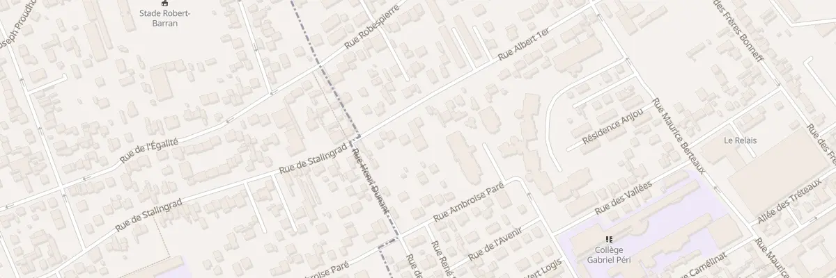 Plan du 87 Rue Albert 1er à Bezons