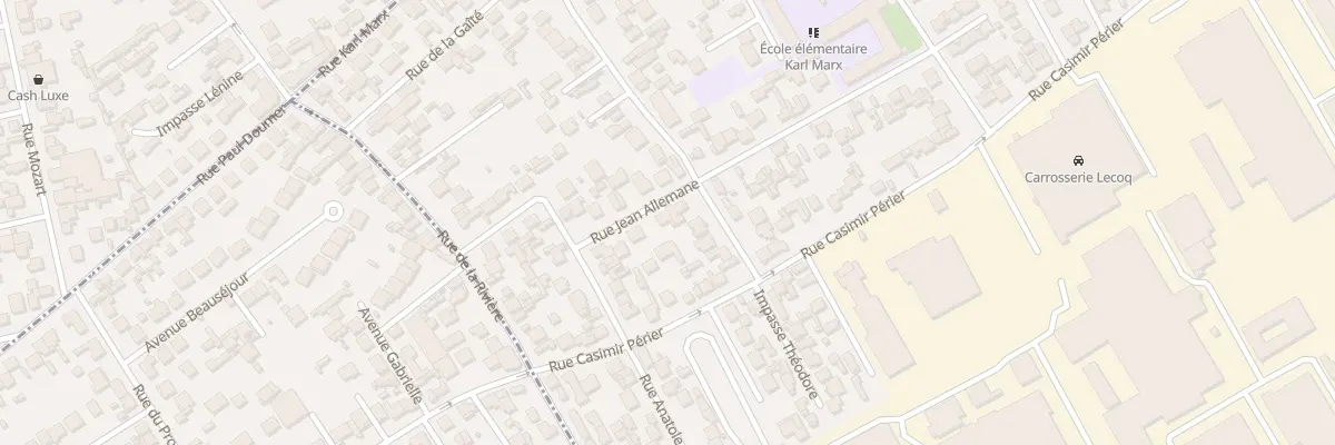 Plan du 33 Rue Jean Allemane à Bezons