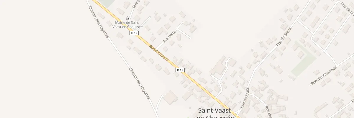Plan du 40 Rue d’Amiens à Saint-Vaast-en-Chaussée