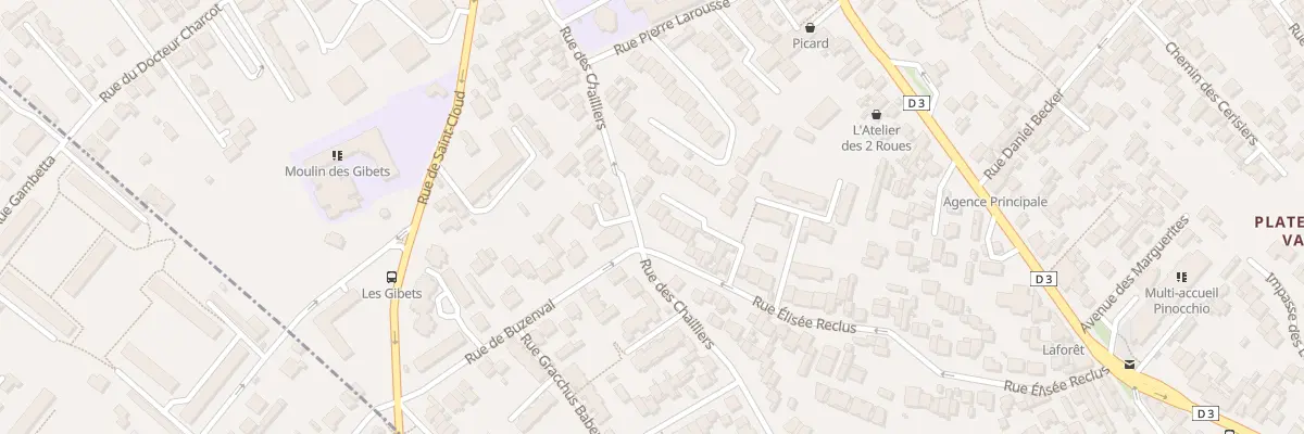 Plan du 25 Rue Henry Purcell à Nanterre