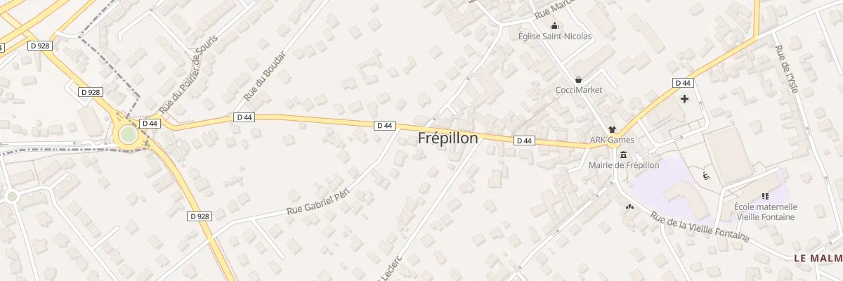 Plan du 39 Rue de la République à Frépillon