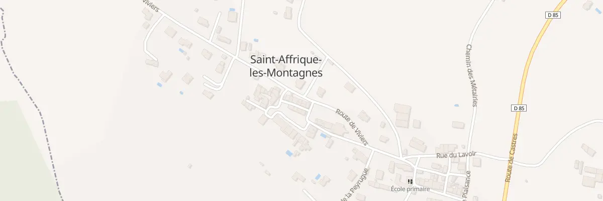 Plan du 1 Rte de Viviers à Saint-Affrique-les-Montagnes