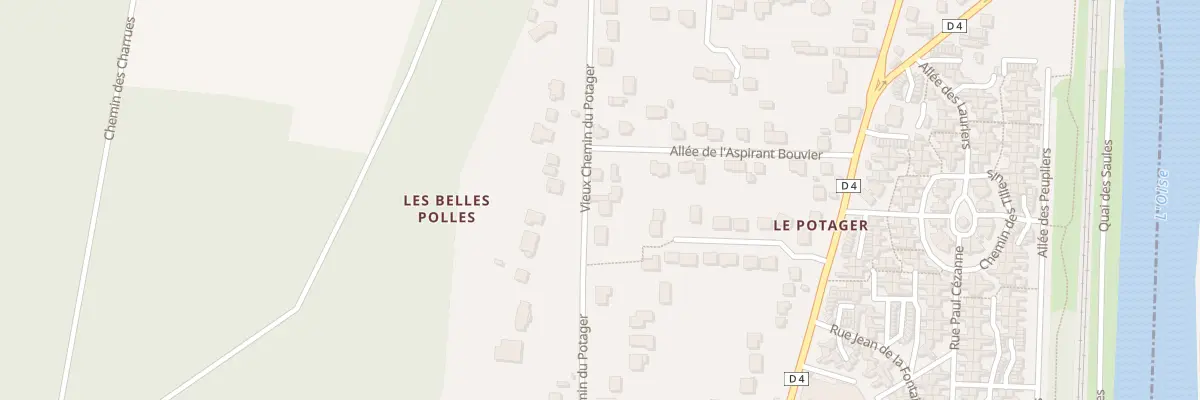 Plan du 9B Vche Vieux Chemin du Potager à Parmain