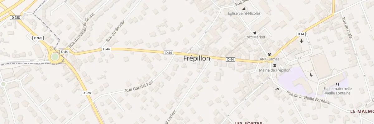 Plan du 37 Rue de la République à Frépillon