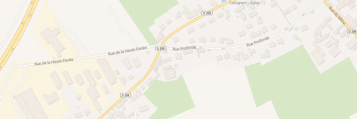Plan du 33 Rue Profonde à Saint-Martin-lez-Tatinghem