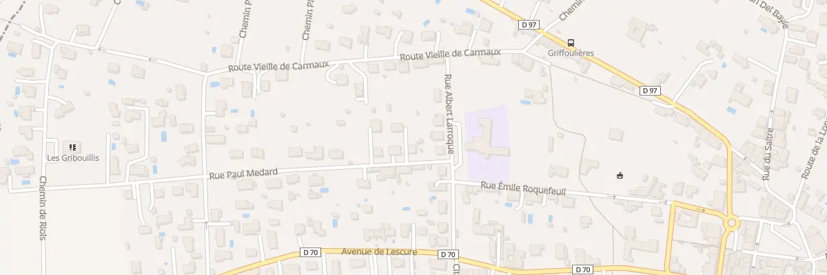 Plan du 4 Rue Paul Medard à Arthès