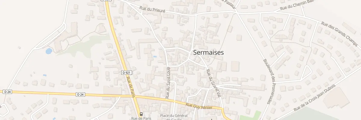 Plan du 5 Rue des Sarmates à Sermaises