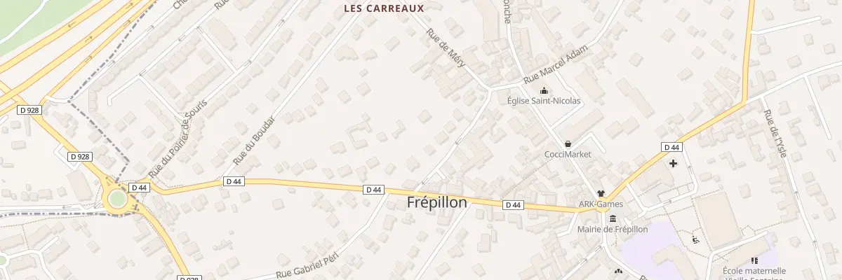 Plan du 12 Rue d’Oradour à Frépillon