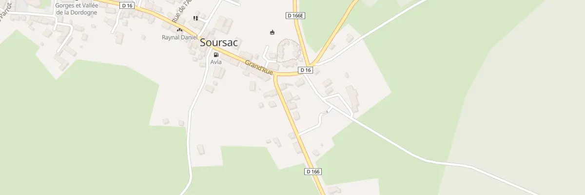 Plan du 5013 Le Bourg à Soursac