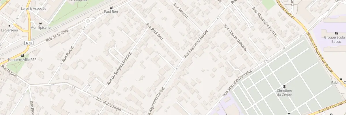 Plan du 36 Rue Paul Bert à Nanterre
