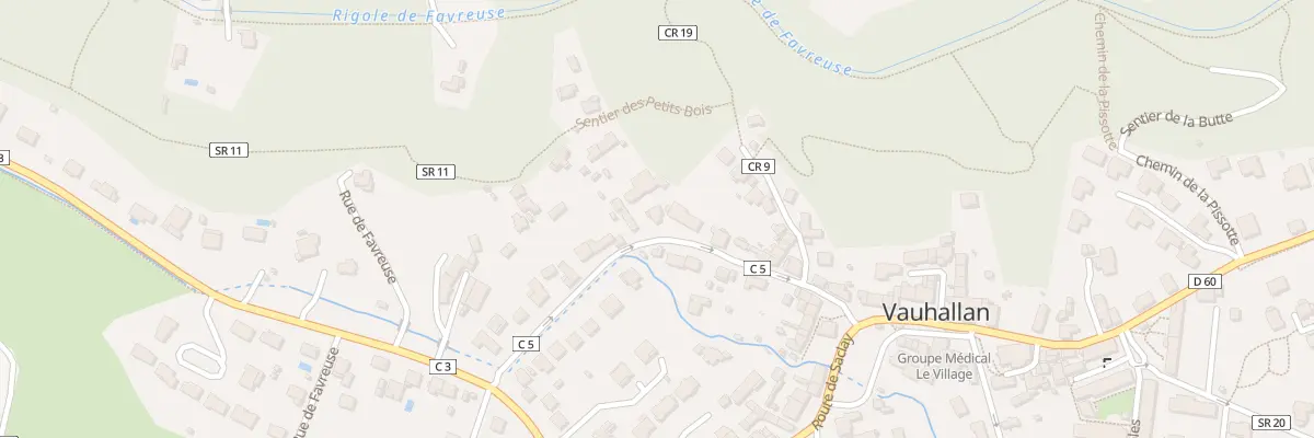 Plan du 16 Rue de la Petite Fontaine à Vauhallan