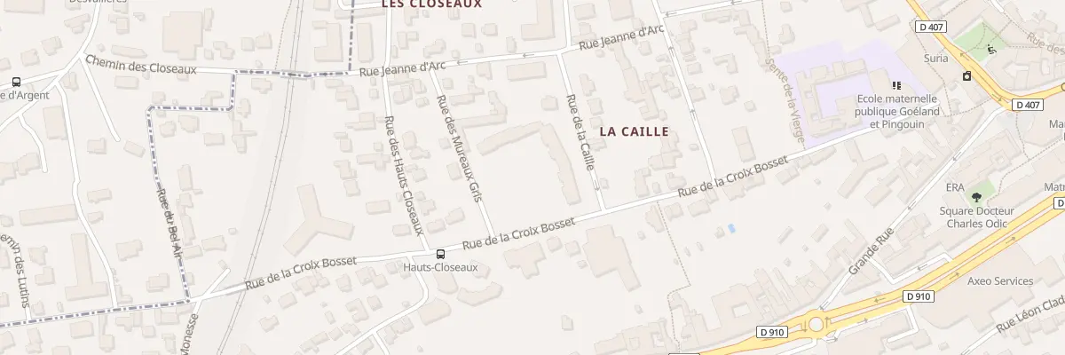 Plan du 30 Rue Croix Bosset à Sèvres