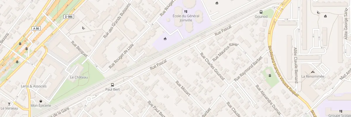 Plan du 82 Rue Pascal à Nanterre