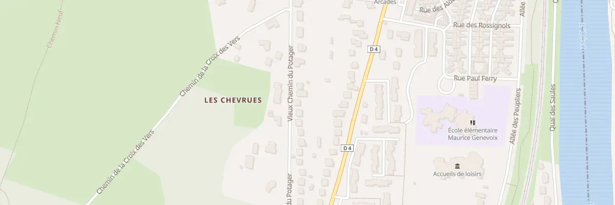 Plan du 45 Vche Vieux Chemin du Potager à Parmain
