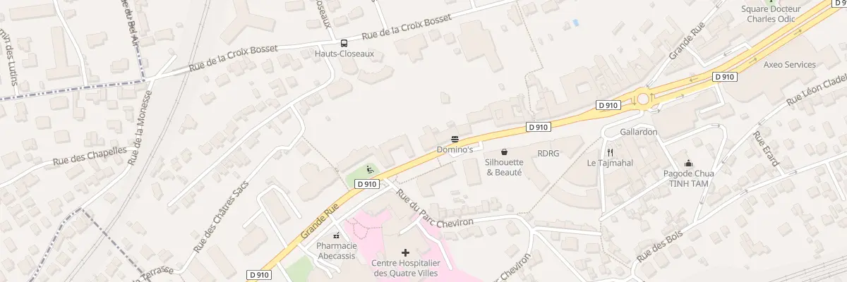 Plan du 162 Grande Rue à Sèvres
