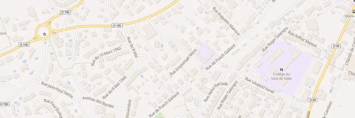 Plan du 6 Rue Emmanuel Mora à Saint-Juéry