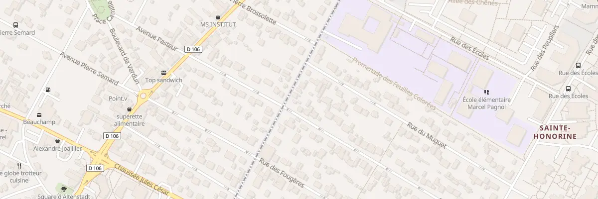 Plan du 22 Rue Sainte Honorine à Taverny