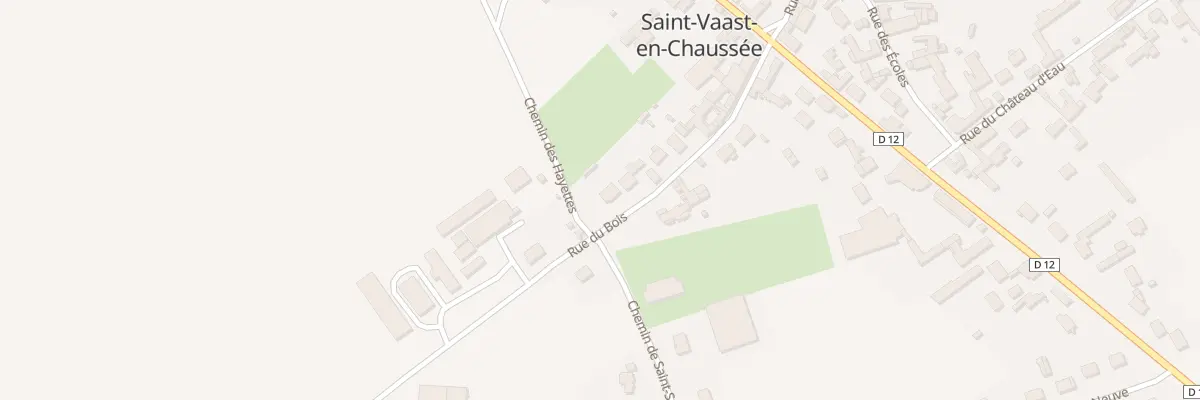 Plan du 16 Rue du Bois à Saint-Vaast-en-Chaussée