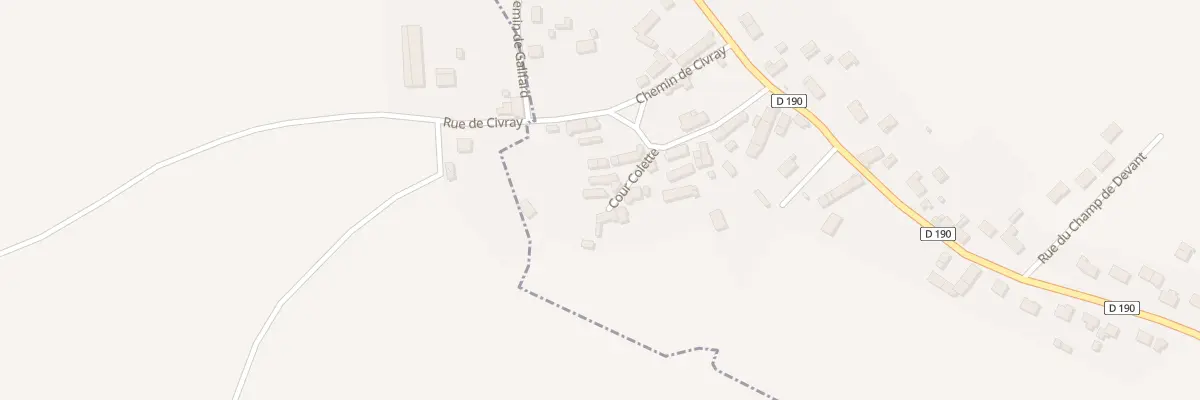Plan du 7 Cour Colette à Villeneuve-sur-Cher
