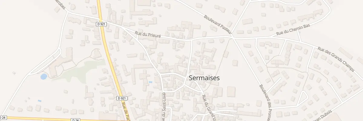 Plan du 9 Rue du Gd Val à Sermaises