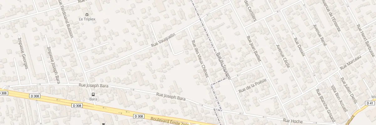 Plan du 9 Rue des Vieux Chenes à Houilles