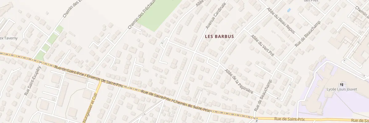 Plan du 19 Av Cardinale à Taverny