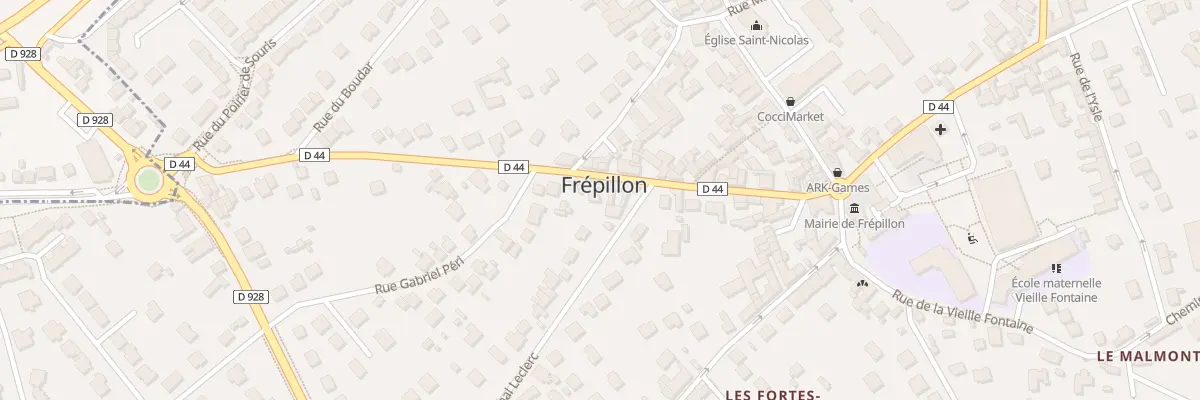 Plan du 31 Rue de la République à Frépillon