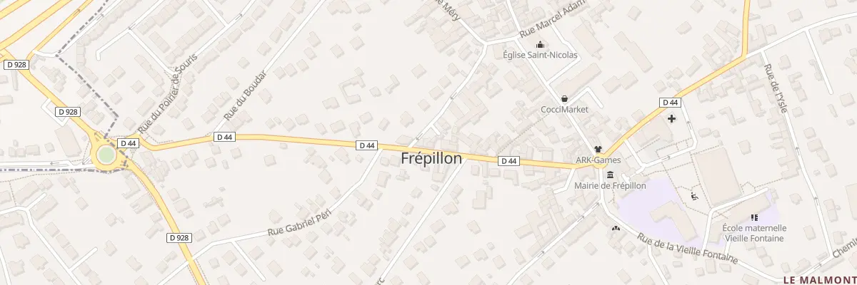 Plan du 15 Rue d’Oradour à Frépillon