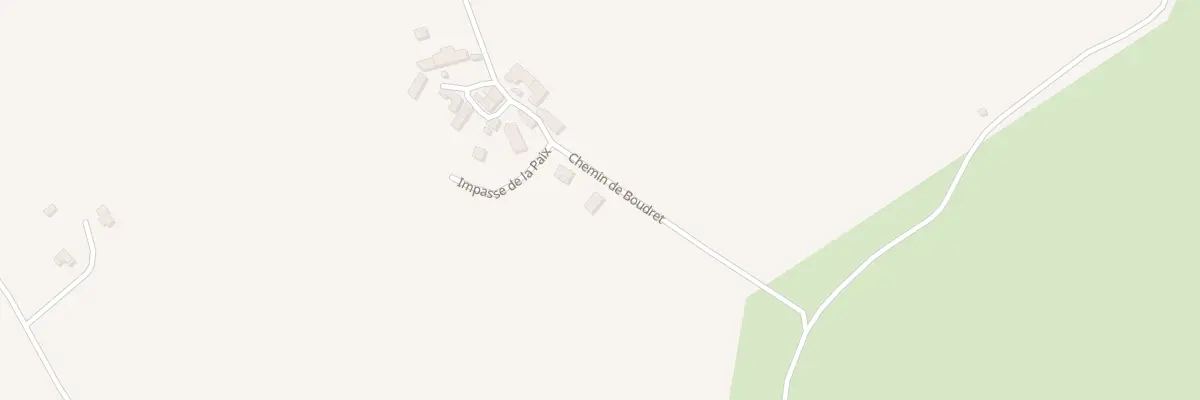 Plan du 528 Che de Boudret à Dénat