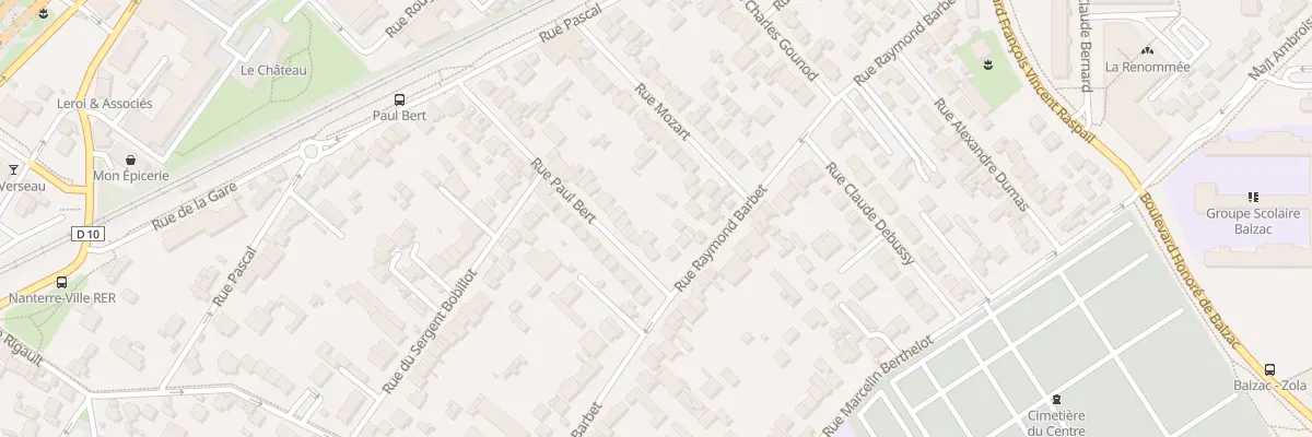Plan du 29 Rue Paul Bert à Nanterre