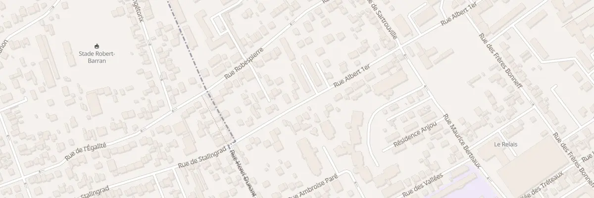 Plan du 68 Rue Albert 1er à Bezons