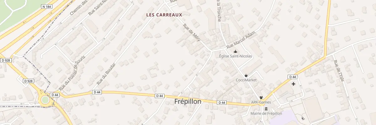Plan du 8 Rue d’Oradour à Frépillon
