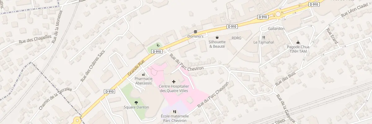 Plan du 1 Rue du Parc Cheviron à Sèvres