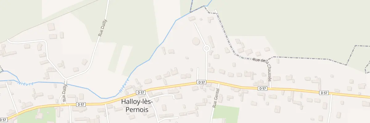 Plan du 9 Rue du Bout de la Ville à Halloy-lès-Pernois