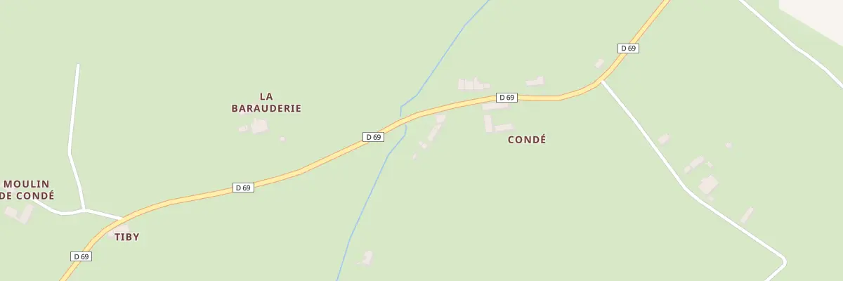 Plan du 2 Che de la Chaussee à La Celle-Condé