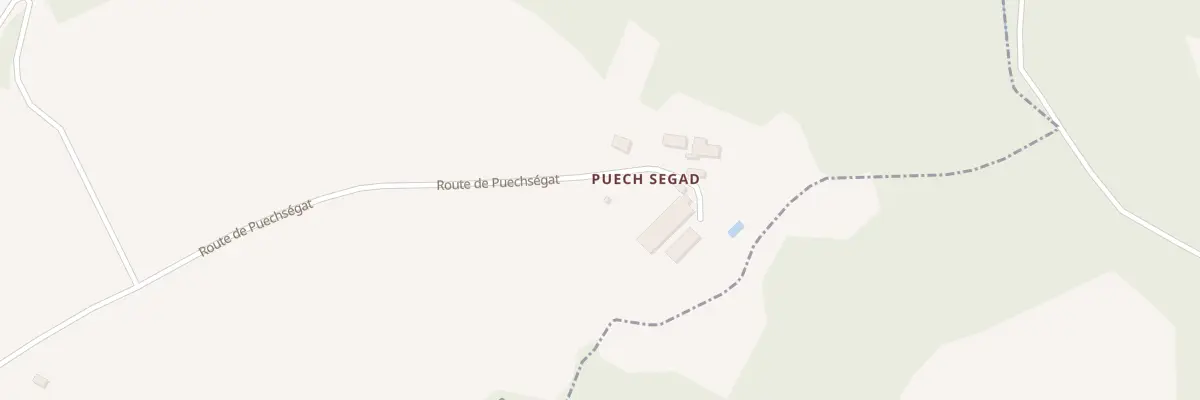 Plan du 5144 Puech Segad à Galgan