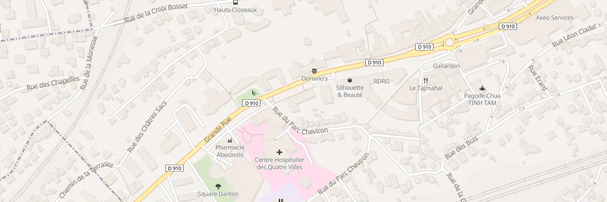 Plan du 137 Grande Rue à Sèvres