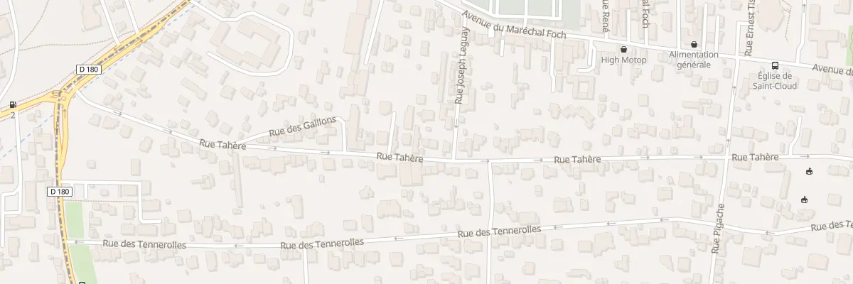 Plan du 122 Rue Tahere à Saint-Cloud