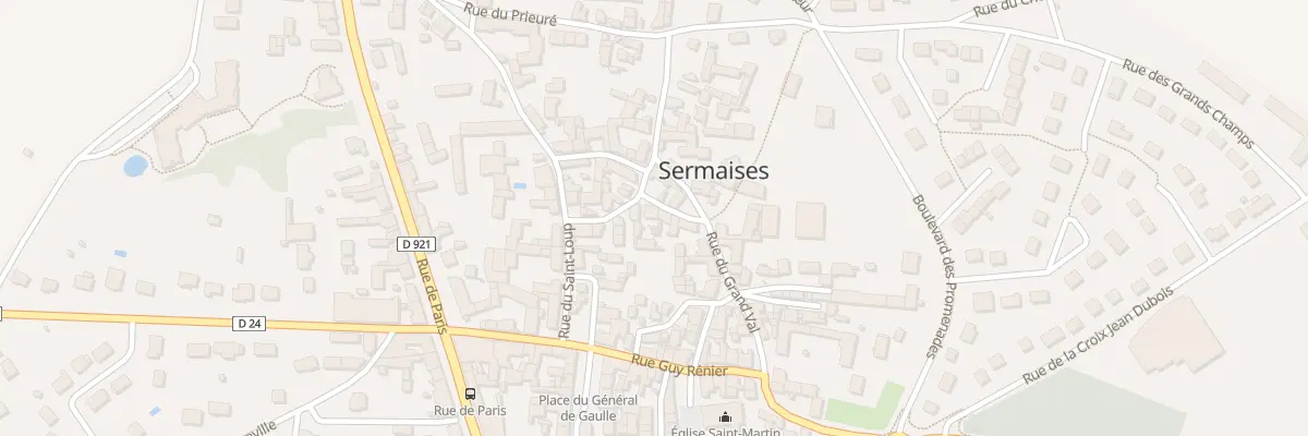 Plan du 8 Rue des Sarmates à Sermaises