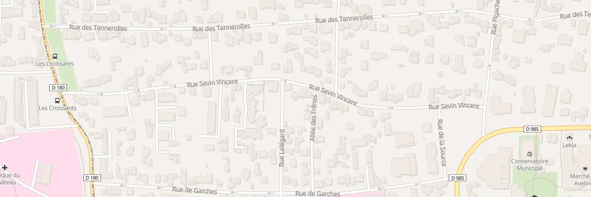 Plan du 51 Rue Sevin Vincent à Saint-Cloud