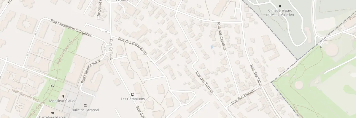 Plan du 24 Rue des Tartres à Rueil-Malmaison