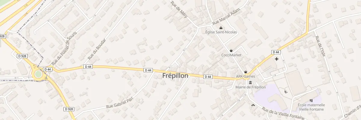 Plan du 13 Rue d’Oradour à Frépillon